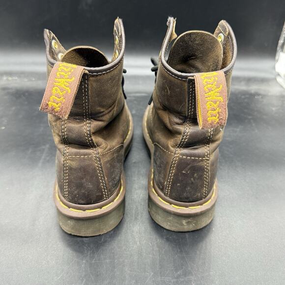 Dr Martens Crazy Horse Boots Mens Size 4 Distressed Leather 1460 Doc Martens - Picture 5 of 8